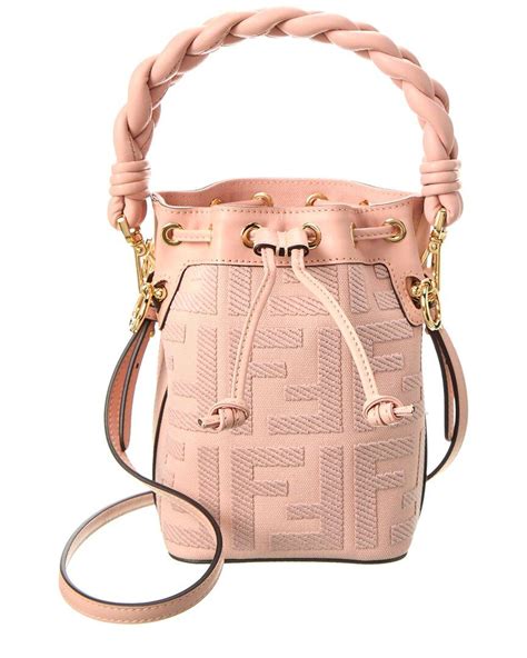 fendi pink letter y|Bucket Bags .